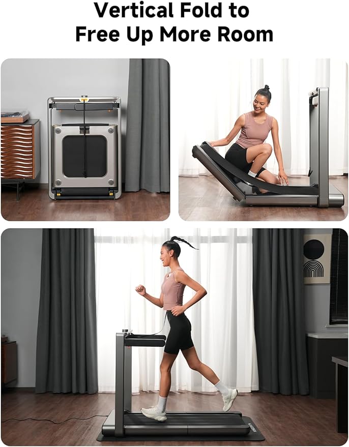 WALKINGPAD X Series Folding Treadmills for Home, Smart Vertical Fold, LED Display, No Assembly