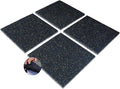 MYOYAY 4 Pack Interlocking Tile 20" x 20”x 1”Heavy Duty Rubber Flooring Mat Anti-Vibration Anti-Slip Exercise Mats for Gym Equipment and Cushion for Workouts, Cover 11.12 Sq.Ft…
