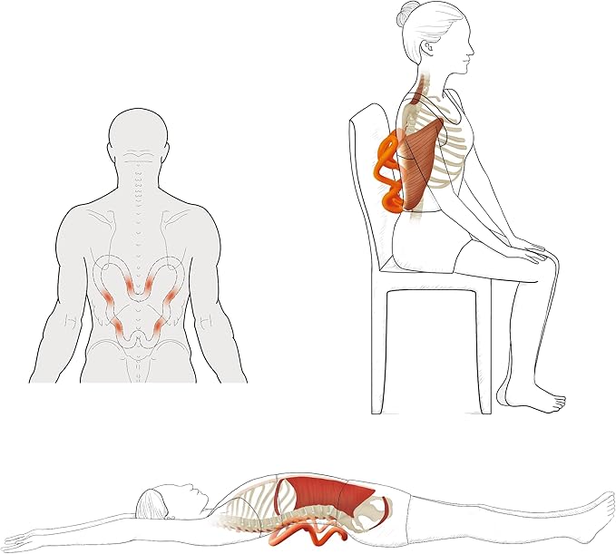 Deep Trigger Point Myofascial Release Tool –Back, Shoulder Blade & Hip Flexor Massager for Scapular Pain, Upper-Back Stiffness, Levator Scapulae Tightness, Psoas & Pelvic Muscle Relief