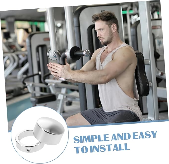 UPKOCH 1 Set Fitness Handle Cover End Caps for Strength Training Equipment Easy to Install Comfortable Grip Compatible with Tubing for Gym Accessories and DIY Upgrades