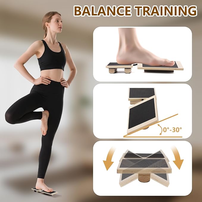 Ankle Balance Board,Stability Trainer for Rehabilitation,Plantar Fasciitis Relief,Posture Corrector,Physical Therapy Tools