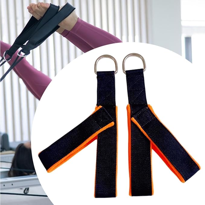 Generic 2Pcs Pilates Straps Reformer Straps Yoga Straps Fitness Straps for Home Exercise