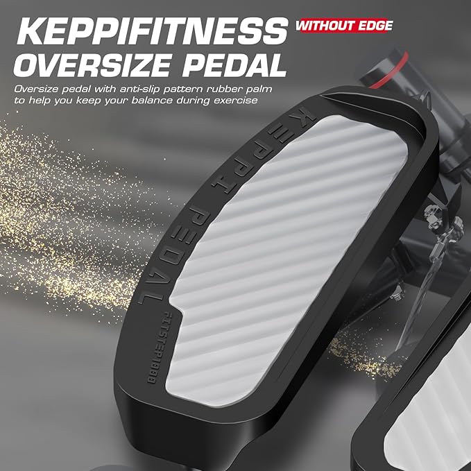 KeppiFitness Steppers for Exercise at Home, Stair Stepper with Resistance Bands for Home Cardio Exercise - FITSTEP Series