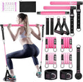 Pilates Bar Kit with Resistance Bands,Pilates Bar with Stackable Bands Workout Equipment for Legs,Hip,Waist and Arm,Exercise Fitness Equipment for Women & Men Home Gym Yoga Pilates