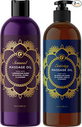 Alluring Massage Oils for Massage Therapy - Maple Holistics Massage Oil Kit with Aromatherapy Lavender Massage Oil Plus Vanilla Massage Oil for Sensual Aromatherapy Made with Pure Essential Oils