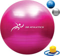 Anti-Burst Yoga Ball for Pregnancy, Slip Resistant Exercise Ball, 2 Sizes – Fitness Equipment for Home Gym, Exercise Equipment for Women, Pregnancy Must Haves, Maternity Support, Home Gym Accessories