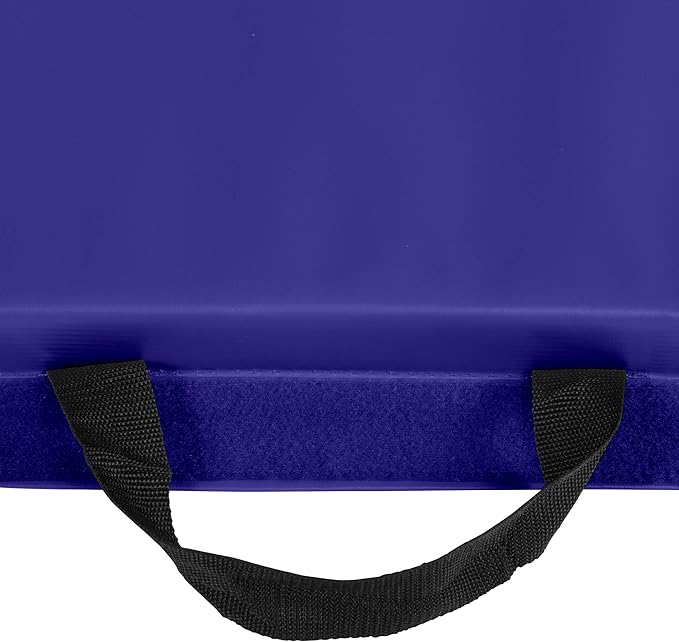 We Sell Mats - 4 ft x 8 ft x 2 in Premium Personal Fitness & Exercise Mat for Home Workout - Lightweight and Folds for Carrying – All Purpose Home Gym Mat – Thick Mat for Yoga, Pilates, Stretches