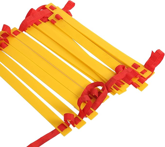 7M 14 Rung Agility Speed Training Ladder, Football Soccer Fitness Ladder, High - Density Braided Agility Ladder with Storage Bag for Athletes and Coaches