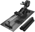 ZENY Large Exercise Equipment Mat 96"x38" - Heavy Duty Floor Protection for Treadmill, Bike & Elliptical, 6mm Thick Non-Slip Shock Absorbing Gym Mat (Black, 96''x38'', 4)