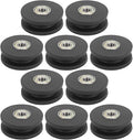 10pcs 50mm Nylon Fitness Bearing Pulley, Gym Pulley Accessory, Durable Home Gym Attachments for Strength Training, Lightweight Exercise Equipment with Smooth Rotation, Compatible
