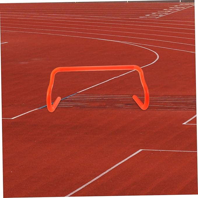 Milisten Portable Detachable Agility Training Hurdles PVC Jumping Rack for Football Strength Training Stable Outdoor Speed Equipment