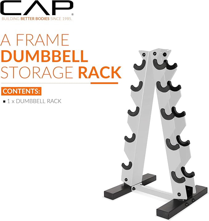 Cap A-Frame Dumbbell Weight Rack | Color Series