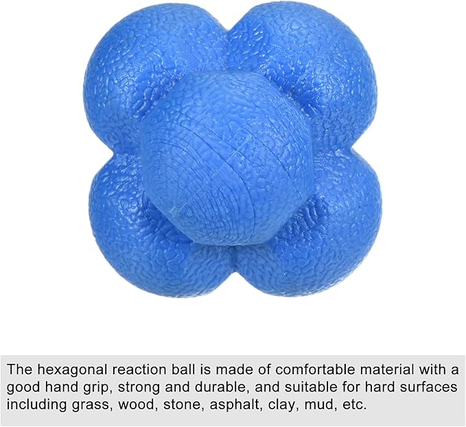 PATIKIL Bounce Reaction Balls Coordination Training Ball Agility Trainer, TPR High Difficulty, for Speed Reflex