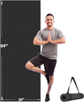 CAMBIVO Yoga Mat for Women and Men, Extra Long and Wide Exercise Mat(72"x48"/84"x30"), Large Non Slip Workout Mat for Yoga, Pilates, Fitness, Barefoot Workouts, Home Gym Studio