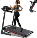 Walking Pad Treadmill with Handle Bar & Incline, Advzon Portable Under Desk Treadmill for Home, 2 in 1 Walking Running Machine with 300+ lbs Capacity and LED Display