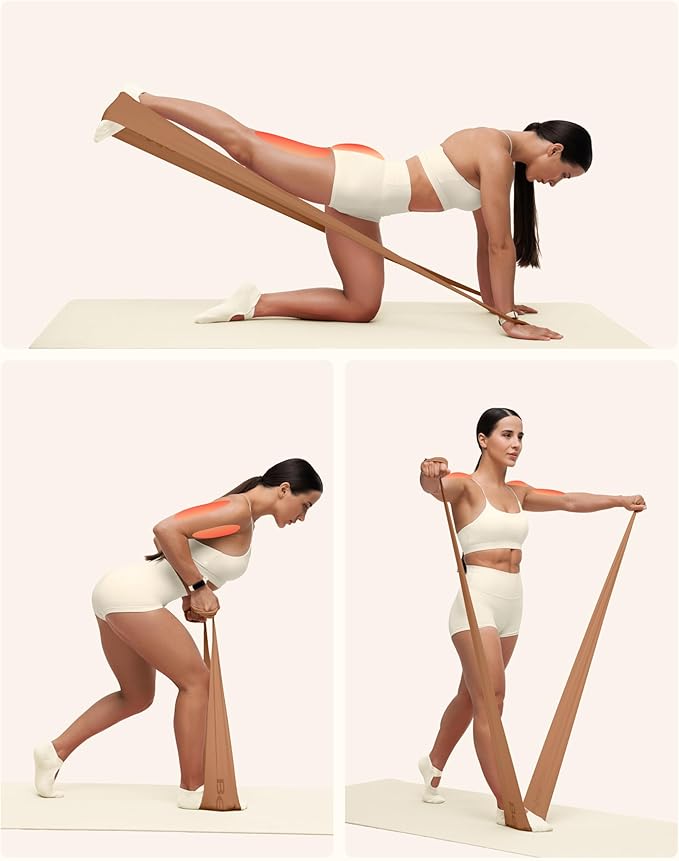 BetterMe Pilates Travel Kit – Pilates Loop Bands, Weight & Resistance Bands – Portable Pilates Kit for Women – Compact Home & Travel Workout Equipment Set