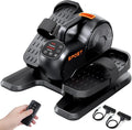 Under Desk Elliptical Machine, 3-in-1 THERUN Electric Leg Exerciser for Seniors, Fully Assembled Portable Seated Pedal Exerciser w/Remote Control, 16-Level Speeds & Resistance