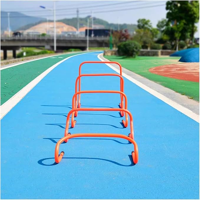 YXXSDP Outdoor Agility Hurdle Set, 6 9 12 16 20 Inch Tall Speed Training Hurdles/Track Hurdles, Track and Field Speed Training Equipment, for Practice Jumping Racing