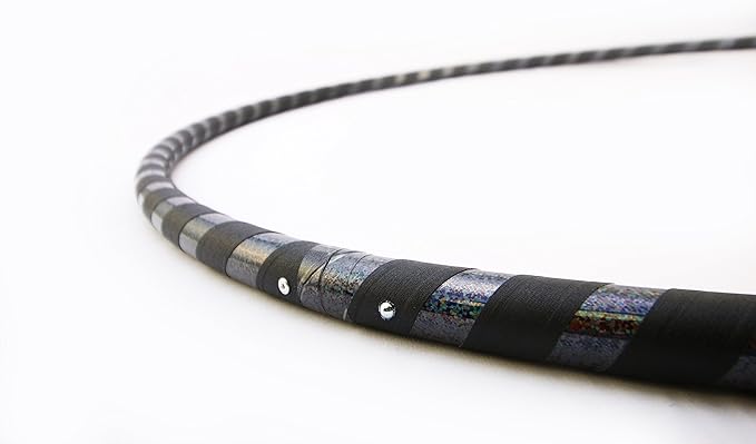 Weighted Beginner Fitness Hula Hoop for Adults - Exercise Hoop for Weight Loss & Core Workout - Large Diameter Hoop for Easy Learning - Handmade in USA - Multiple Sizes & Colors