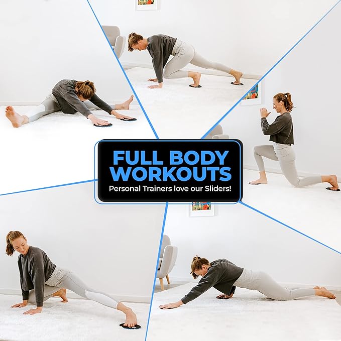 Sculpt Your Dream Glutes and Abs with Non-Slip Mini Loop Resistance Bands and Core Sliders for Working Out– Durable and Portable Equipment for Booty Gains, Core Strength, and Total Body Workouts