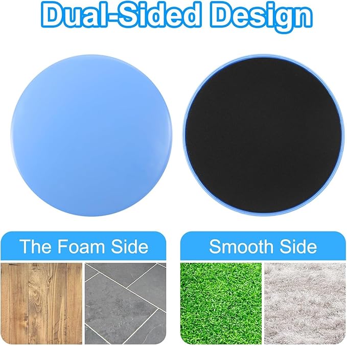 Pilates Board,Core Sliders for Working Out, Dual Sided Exercise Sliders,Fitness Workout Discs Strength Slides,Gliding Discs for Gym Carpet Hardwood Floor