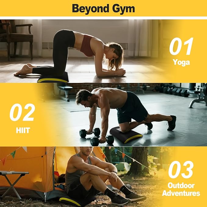 POWER GUIDANCE Ab Exercise Mat - Sit Up Pad - Abdominal & Core Trainer Mat for Full Range of Motion Ab Workouts