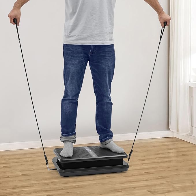 Vibration Plate Exercise Machine Vibration Platform Machines Full Body Vibration Plates for Lymphatic Drainage 450 Lbs Capacity Vibrating Plate for Women & Men Whole Body Weight Loss