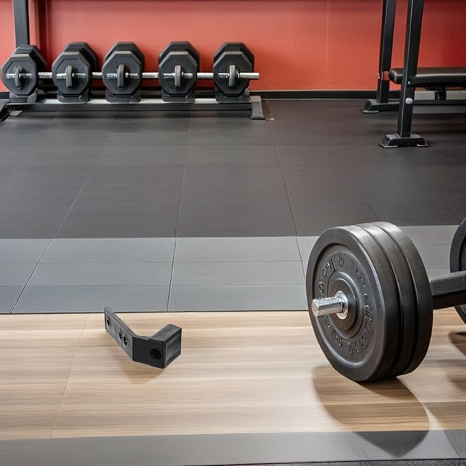BESTonZON 10pcs Barbell Squat Rack J Hooks Heavy Duty Plastic Resistance Bands Holder Power Rack Attachments Weight Storage for Home Gym Strength Training