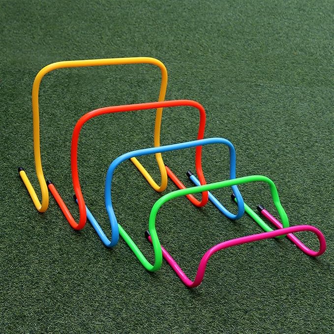 Speed Hurdles for Agility Training [Set of 6] | Hurdles Training Equipment | Multi-Sports Equipment | Speed & Agility Training Equipment (Size : H 30cm)