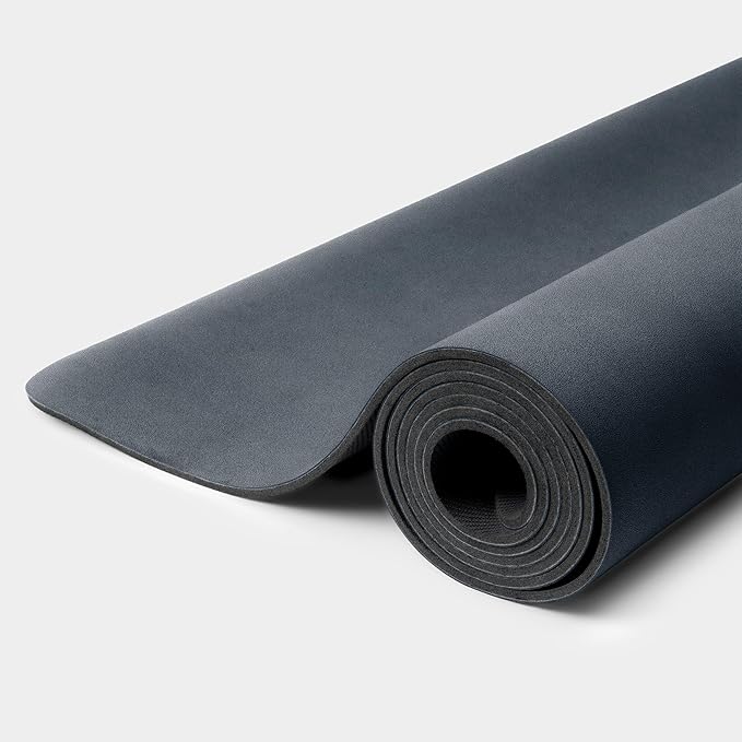 WeGym Yoga Mat, 4mm Cushioned Exercise Mat for Yoga, Pilates, Home Workouts - Anti Slip Polyurethane Suede Yoga Mat with Carrying Strap