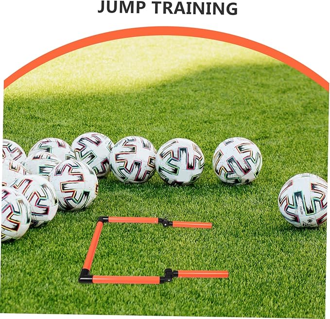 Football Hurdle Training Equipment for Athletes Agility Hurdles for Speed and Endurance for Soccer and Track Fitness Drills Height