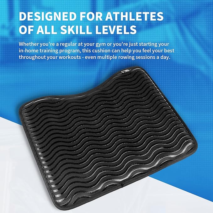 Non-Slip Rowing Machine Seat Pad (Tailored for Concept 2) by Hornet Watersports