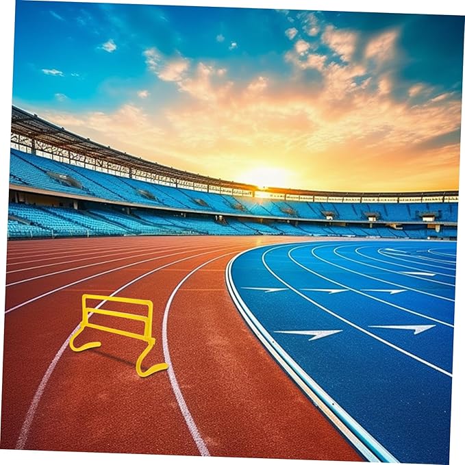 Milisten Modular Speed Training Hurdles Adjustable Hurdles for Football Soccer Basketball Athlete Agility Equipment