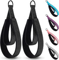 2PCS Comfortable Enhanced Thickness Pilates Double Loop Strap - D-Ring Strap for Home Gym & Yoga Workout Accessories