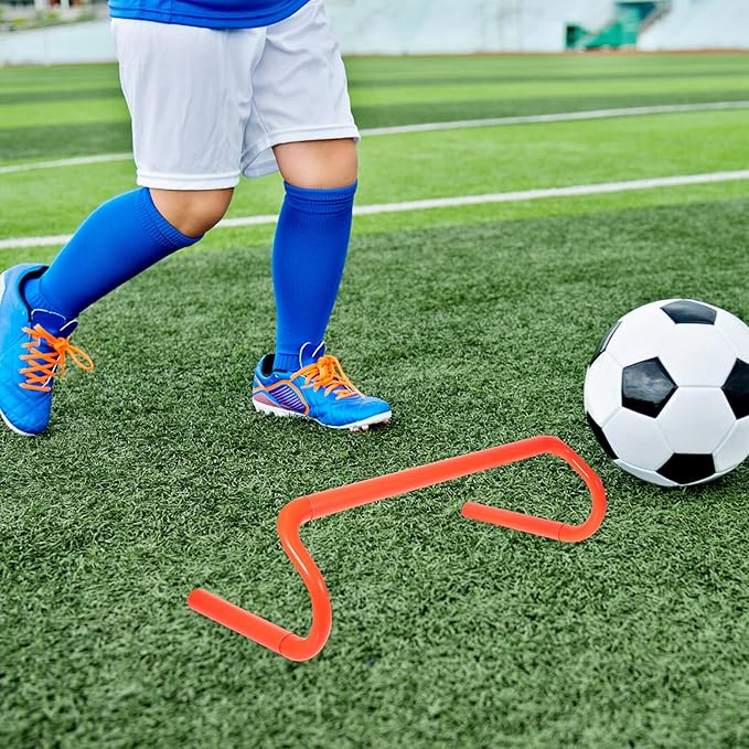 Luxshiny Training Hurdle for Soccer Football Agility Speed Improvement Portable Indoor Outdoor Sports Equipment for S Coordination and Balance Development