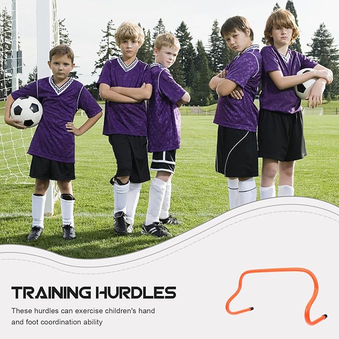 YARNOW 5pcs Outdoor Football Training Hurdles Agility Jumping Equipment for Enhanced Speed Drills and Skill Development