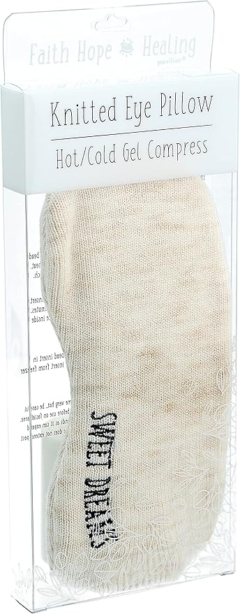 Pavilion Gift Company Women's One Size Fits Most Adjust Band Eye Pillow, Beige