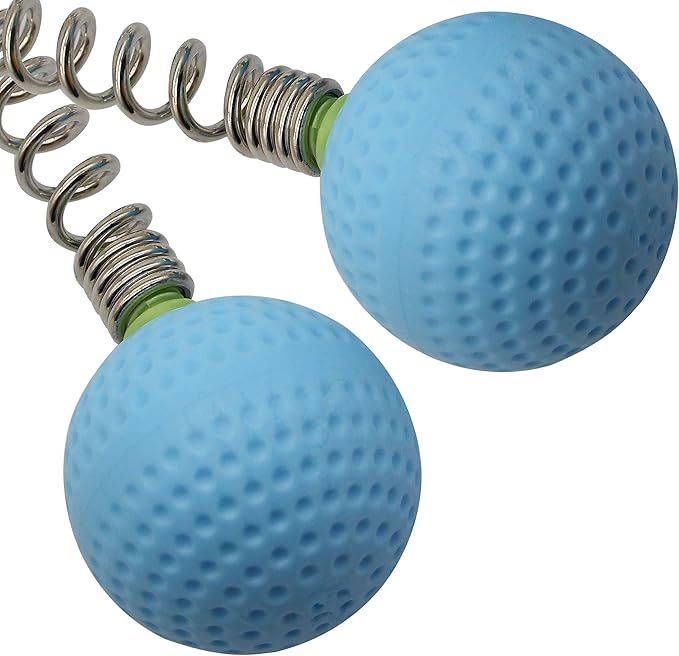 SinLoon Massager Ball Hammer(2-Pack) Hammer Stick Manual Beat Golf Ball Massager Back Shoulder Massage Full Body Reduce Fatigue Pain(Blue)