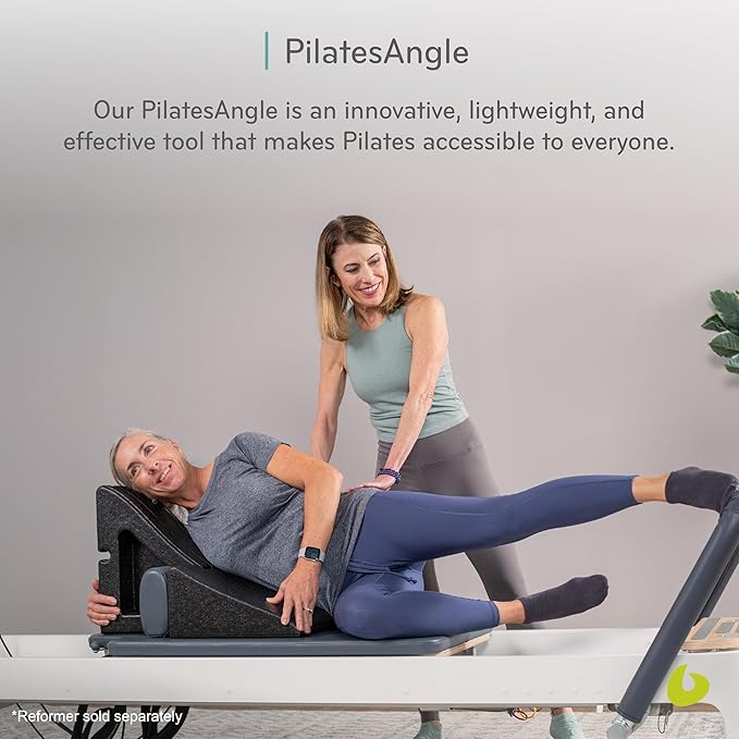 Balanced Body PilatesAngle & Accessories – Reformer Workout Wedge, Resistance Band, and Neck Support for Home Gym & Studio