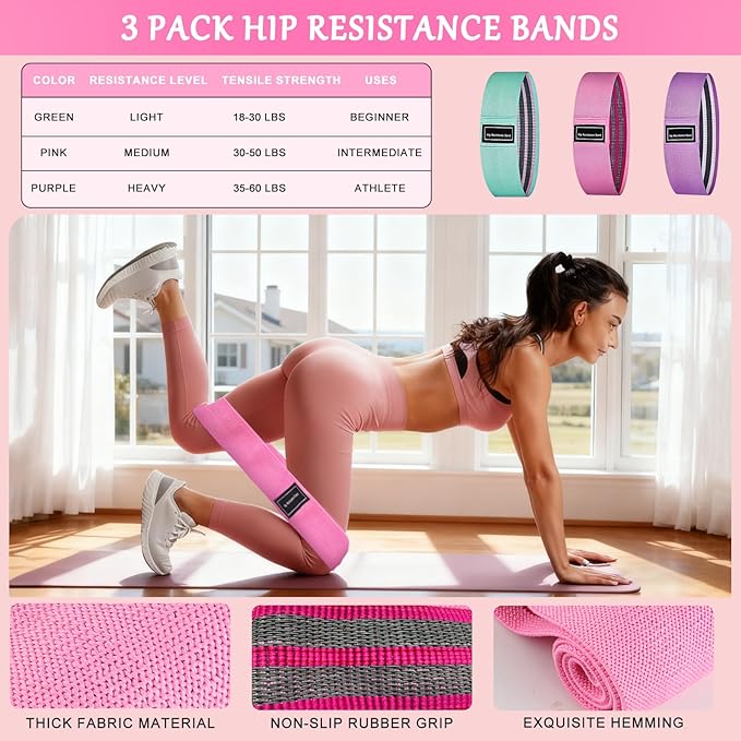 Home Pilates Kit for Women, Pilates Ring Set, Pilates Equipment Kit for Women Home Workouts, Pilates Essentials Kit with Pilates Ring and Ball, Resistance Bands for Strength, Toning, Flexibility