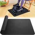 TOBWOLF Non-Slip Workout Mat for Ellipse Leg Exerciser, Ellipse Machine Mat, Exercise Mat for Under Desk Ellipticals, Suitable for Electric Seated Foot Pedal Exerciser, Stability & Floor Protection