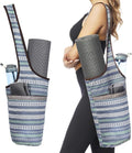 Ewedoos Canvas Yoga Mat Bag Fits Most Mats Yoga Bag with Large Storage Pockets to Hold More Accessories Ideal for Pilates Workout Gifts & Travel