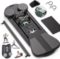 Pilates Board,15 in 1 Pilates Reformer Set, Foldable Pilates Reformer Machine with Resistance Bands, Home Pilates Kit, Portable Foldable Ab Trainer for Home Workout