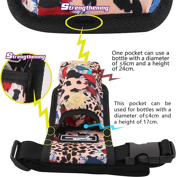 Massage Bottle Bag Massage Oil Bag Massage Therapist Holster Massage Lotion Holster Massage Oil Holster (1kdbaowen
