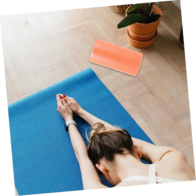 Happyyami Yoga Column Massage Stick Fitness Massage Roller Muscle Relaxing Household Yoga Massager