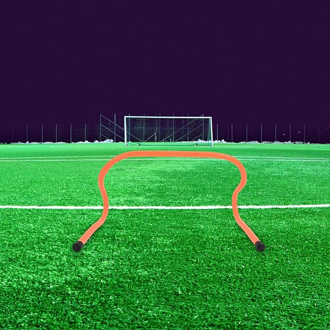 2pcs Plastic Agility Hurdles 23cm Wear-Resistant Speed Training Equipment for Soccer and Basketball Youth Football Practice