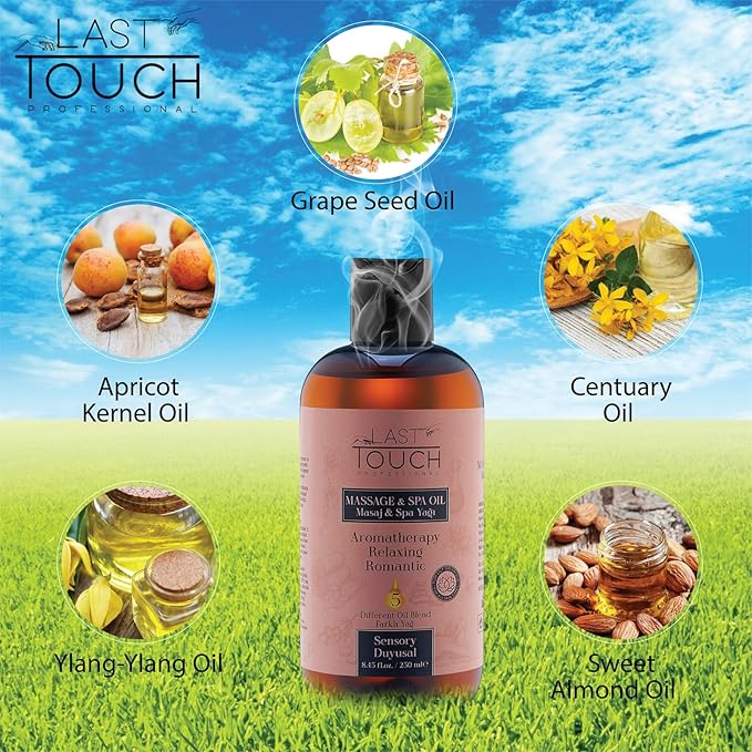 Sensual Massage Oil for Couples Sexual - Massage Oils for Date Night - Massage for Therapy - Aromatherapy Massage Oil Intimate Moments - Aphrodisiac Oil - 8.45 Fl Oz