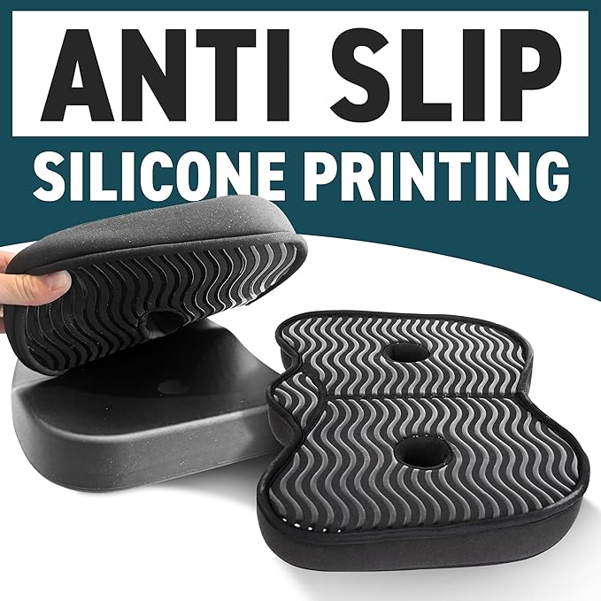 Rowing Machine Seat Cushion Compatible with Concept 2 Rower - Seat Pad for Comfort & Support - Also Fits Hydrow, Peloton & More - Rowing Accessories