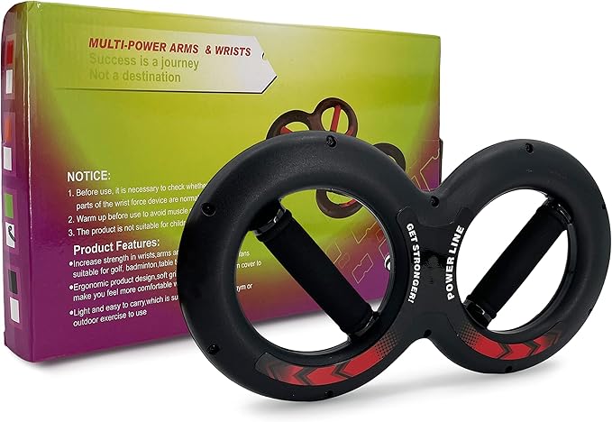 Gespann Multifunctional 8 Shape Twister Arm Exerciser Home Gym Workout Equipment Forearm Strengthener Hand and Wrist Strength Trainer