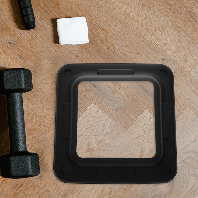 Balacoo Yoga Step Base Plate and Stabilizer Support Tray Black, Non-slip Exercise Step Platform Foundation Holder for Home Aerobic Workouts and Fitness Training